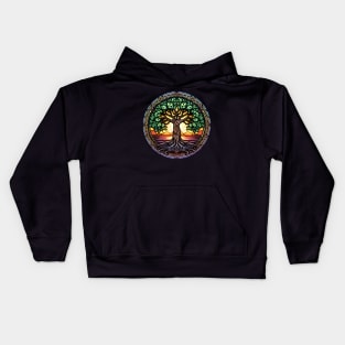 Yggdrasil the World Tree Kids Hoodie